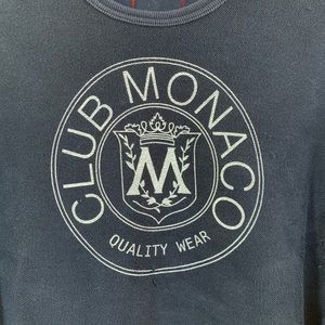 Club Monaco / Reigning Champ heritage logo sweatshirt